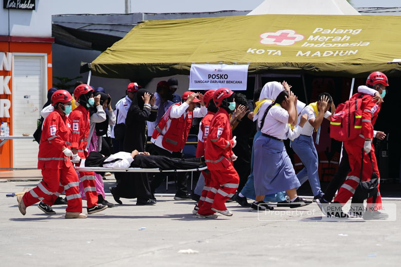 HUT ke-81 PMI, Plt Wali Kota Madiun Dorong Penguatan Jiwa Kemanusiaan Sejak Usia Sekolah