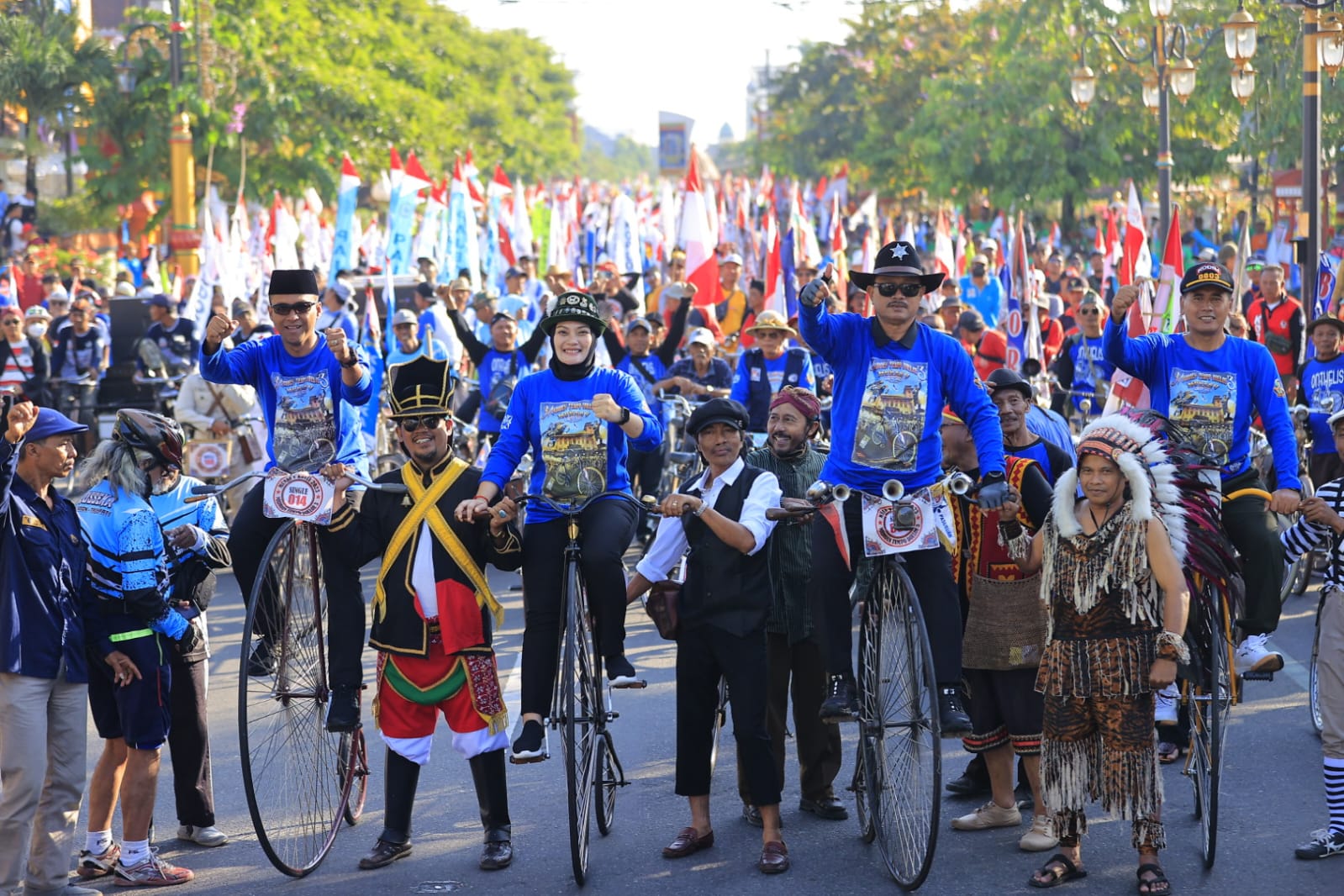 Ramaikan Event Madiun Tempo Doeloe 2023, Wali Kota Ngontel Bersama KOSTI