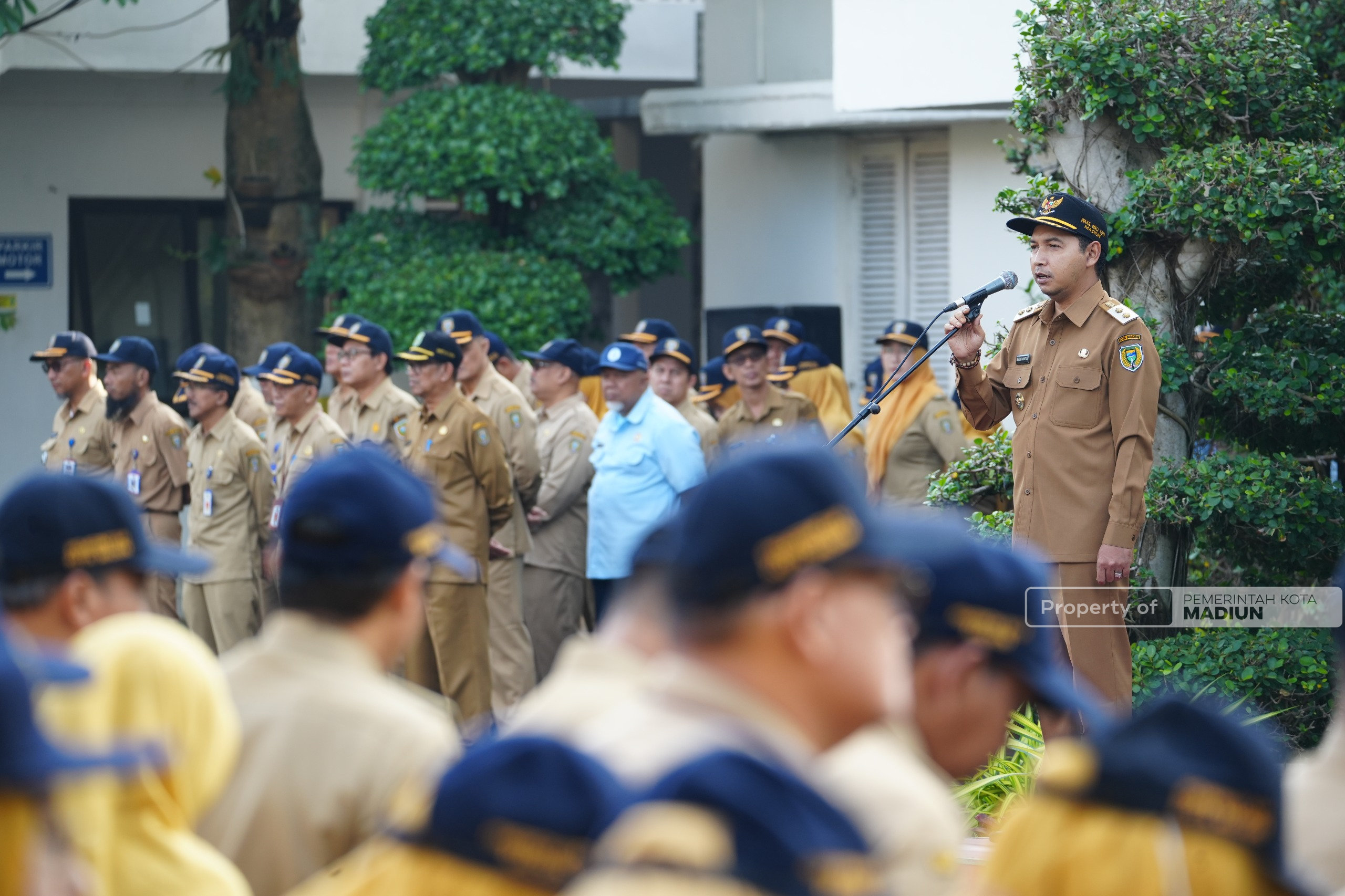 Serius Kawal Pembangunan, Plt Wali Kota Madiun Tekankan Kinerja dan Kebersihan Kota