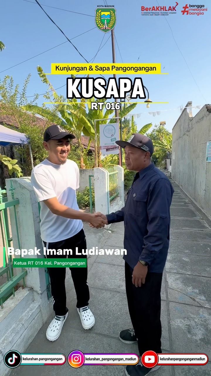 KUSAPA (Kunjungan dan Sapa Pangongangan) RT 016 Kelurahan Pangongangan pada Hari Selasa, 06 Oktober 2026