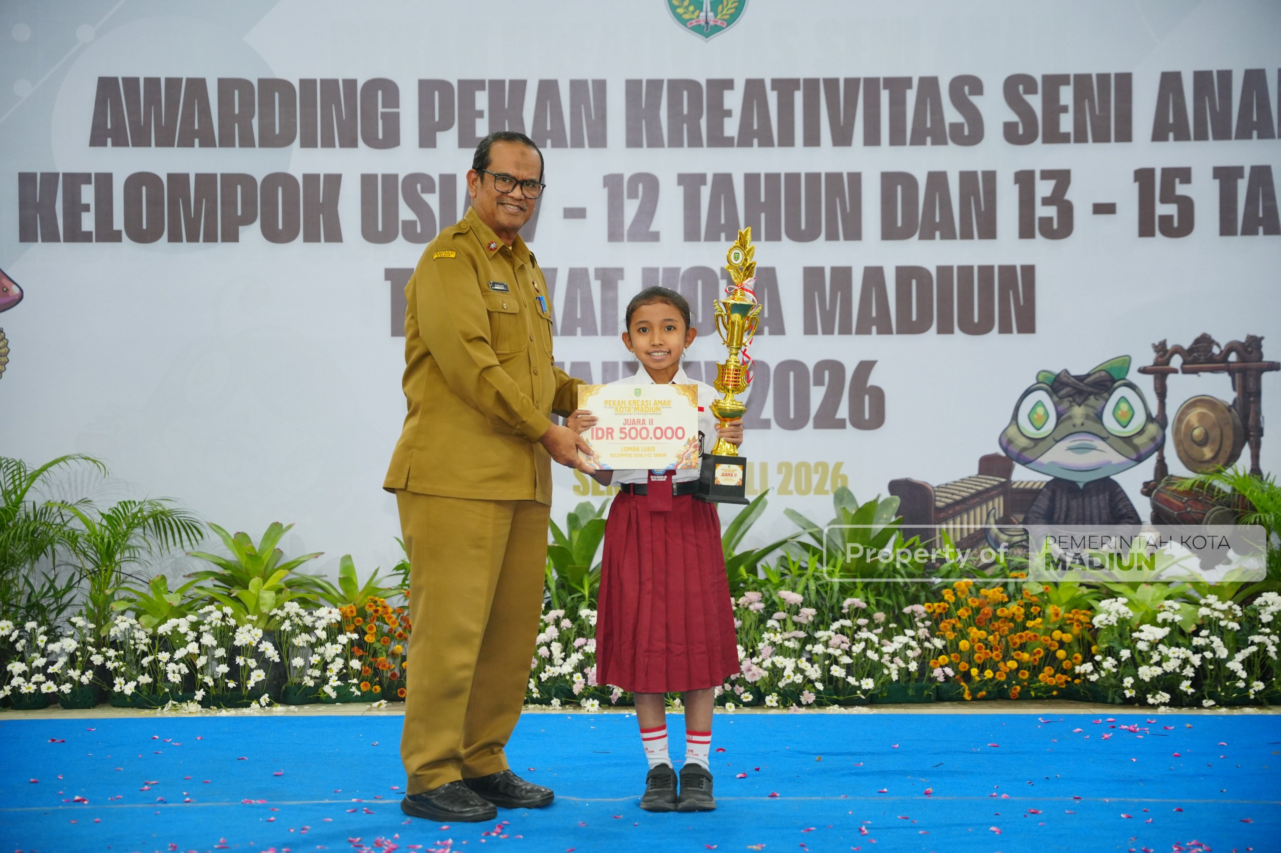 Plt Wali Kota Tutup Pekan Kreativitas Seni Anak 2026, Siapkan Lebih Banyak Ruang bagi Talenta Seni Kota Madiun