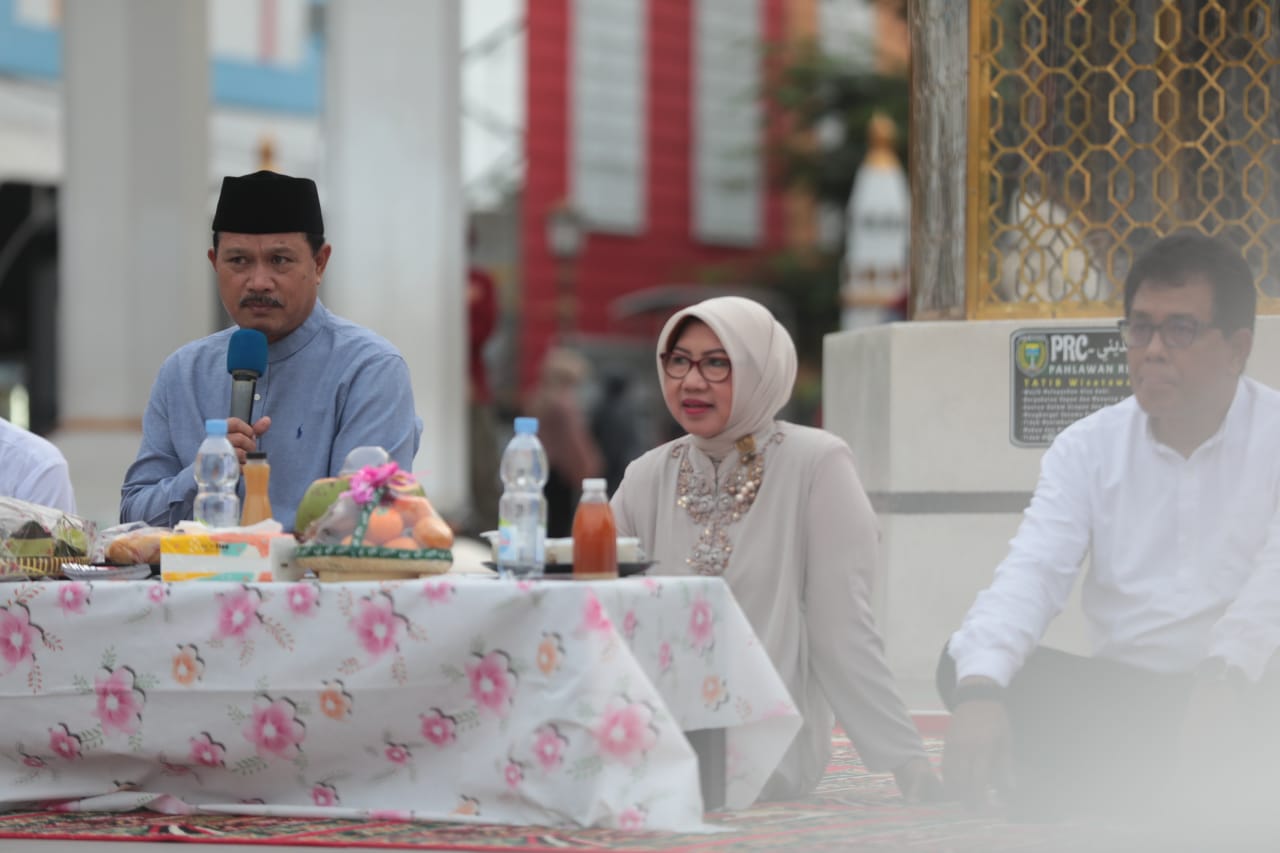 Halal Bihalal dengan Pedagang PRC, Wali Kota Sampaikan Rencana Penyempurnaan Kawasan