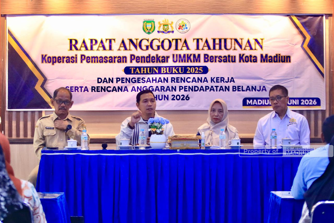 Hadiri RAT Koperasi Pendekar, Plt Wali Kota Dorong Koperasi Jadi Motor Penggerak UMKM Naik Kelas