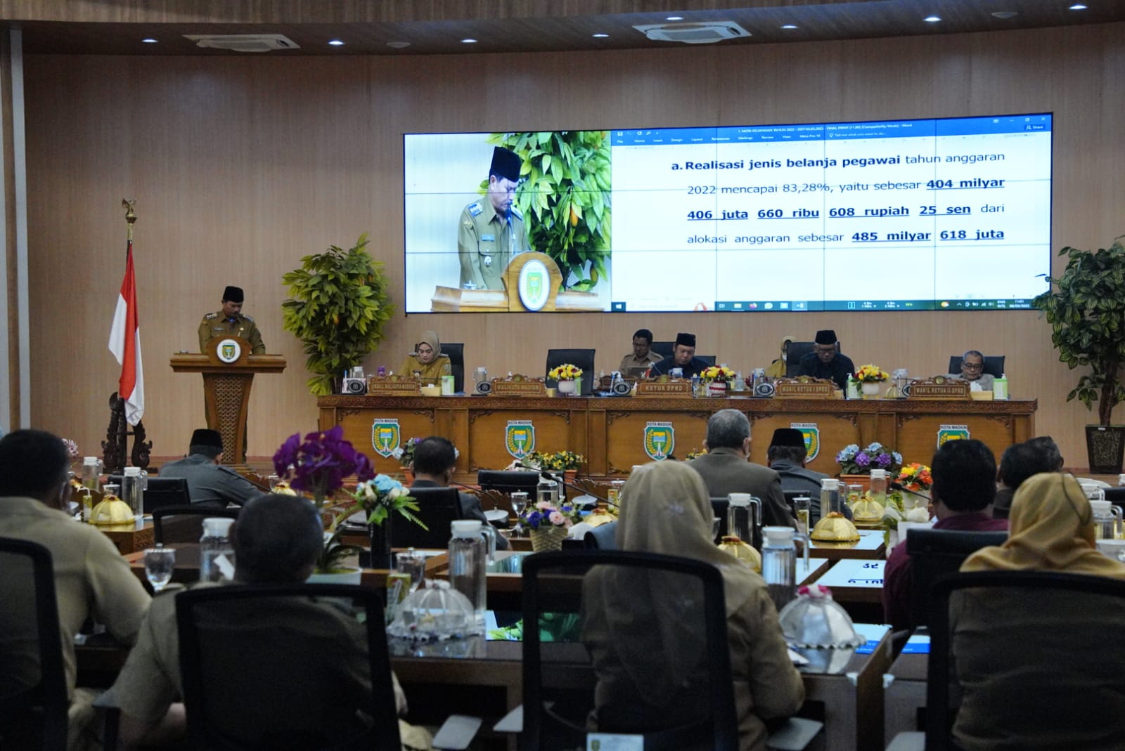Rapat Paripurna Bahas APBD 2022, Dewan Apresiasi Kinerja Pemkot