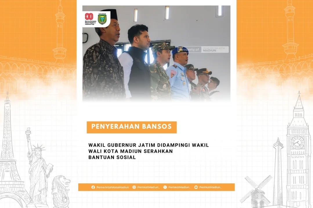 Wakil Gubernur Jatim Didampingi Wakil Wali Kota Madiun Serahkan Bantuan Sosial MADIUN – Bantuan sosial terus mengalir ba...